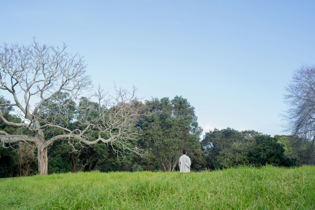 meditation in peaceful setting