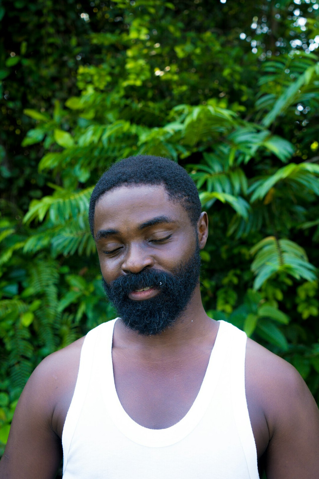 Portrait of a smiling man with short beard