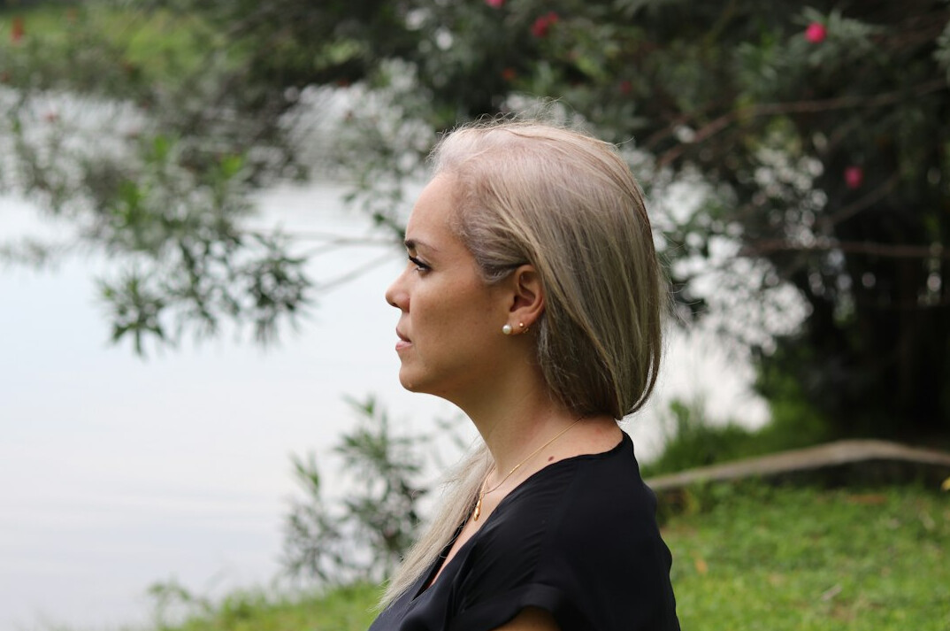 woman reflecting on life